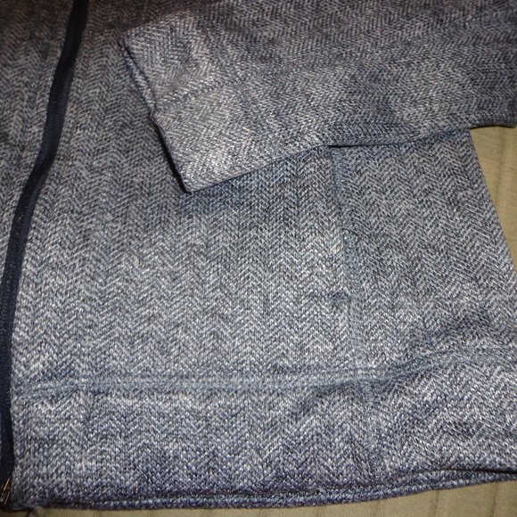 NWOT MARC NEW YORK ANDREW MARC FLEECE-LINED JACKET S BLUE HERRINGBONE - Picture 9 of 16